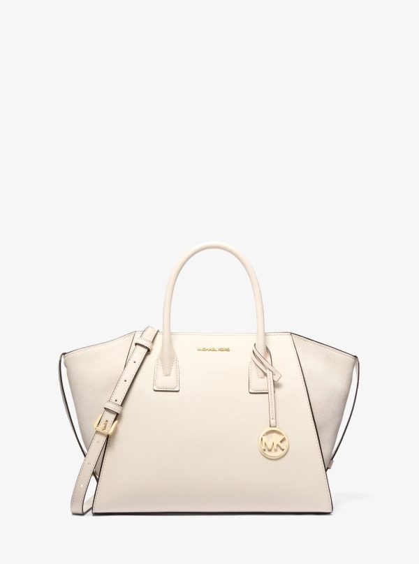 Michael Kors Avril Large Leather and Suede Satchel - Preorder