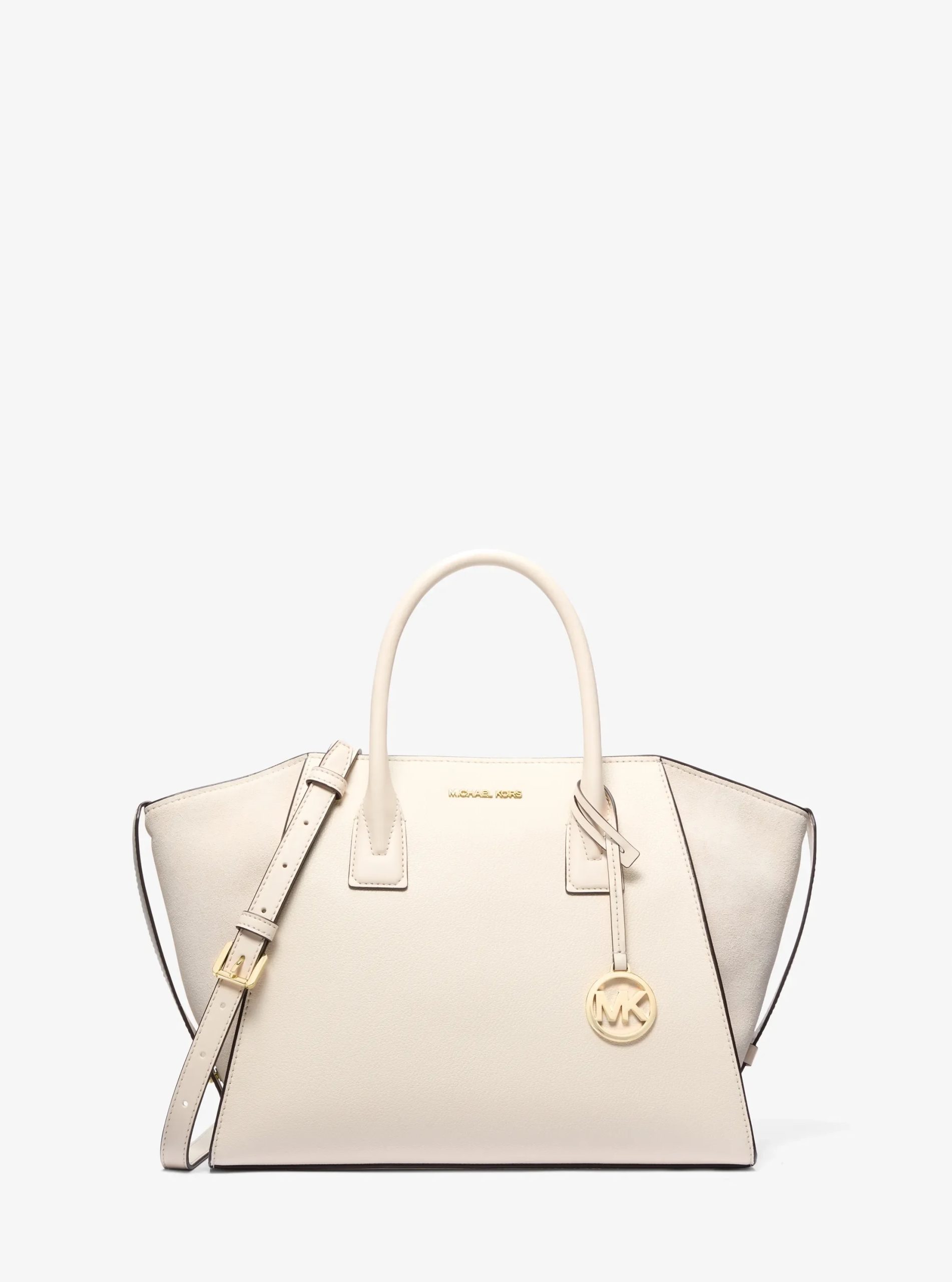 Michael Kors Avril Large Leather and Suede Satchel - Preorder