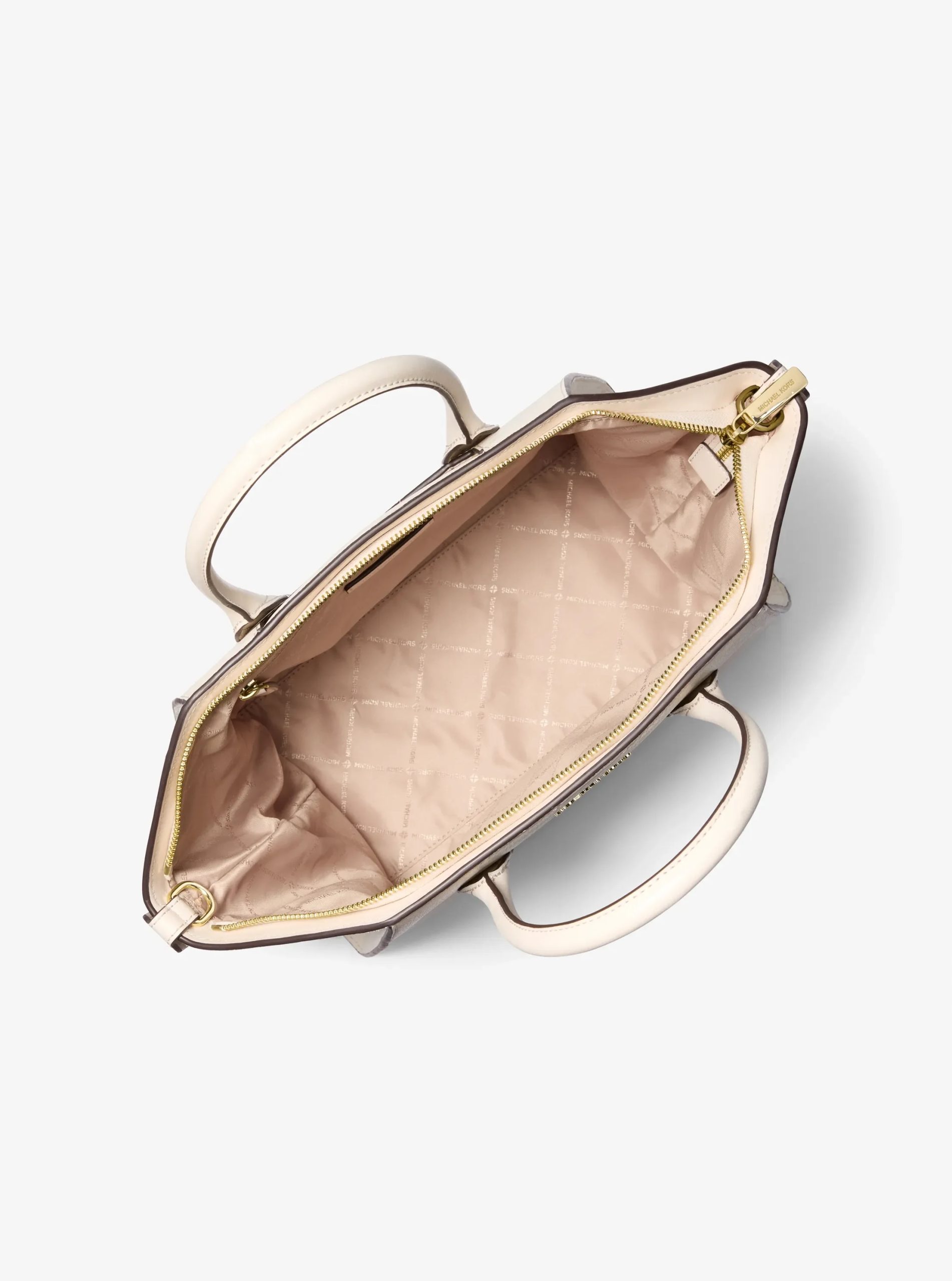 Michael Kors Avril Large Leather and Suede Satchel - Preorder
