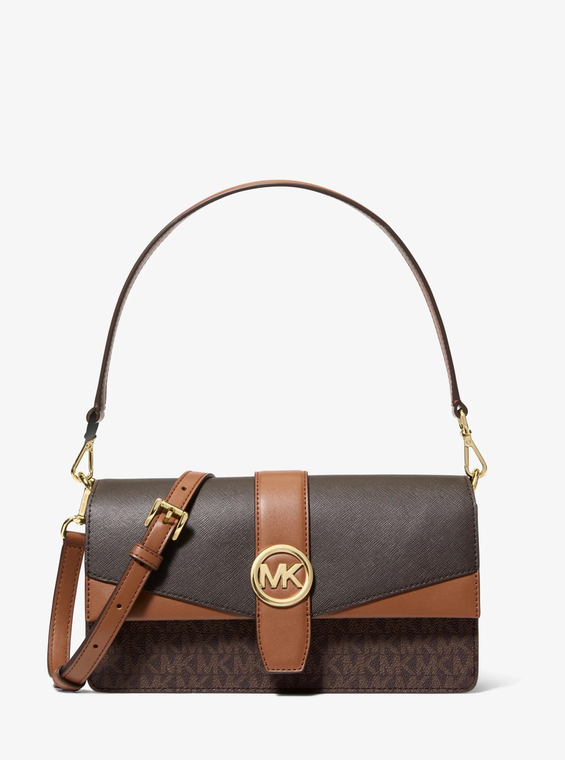 Michael Kors Greenwich Medium Signature Logo Convertible Crossbody Bag - Preorder