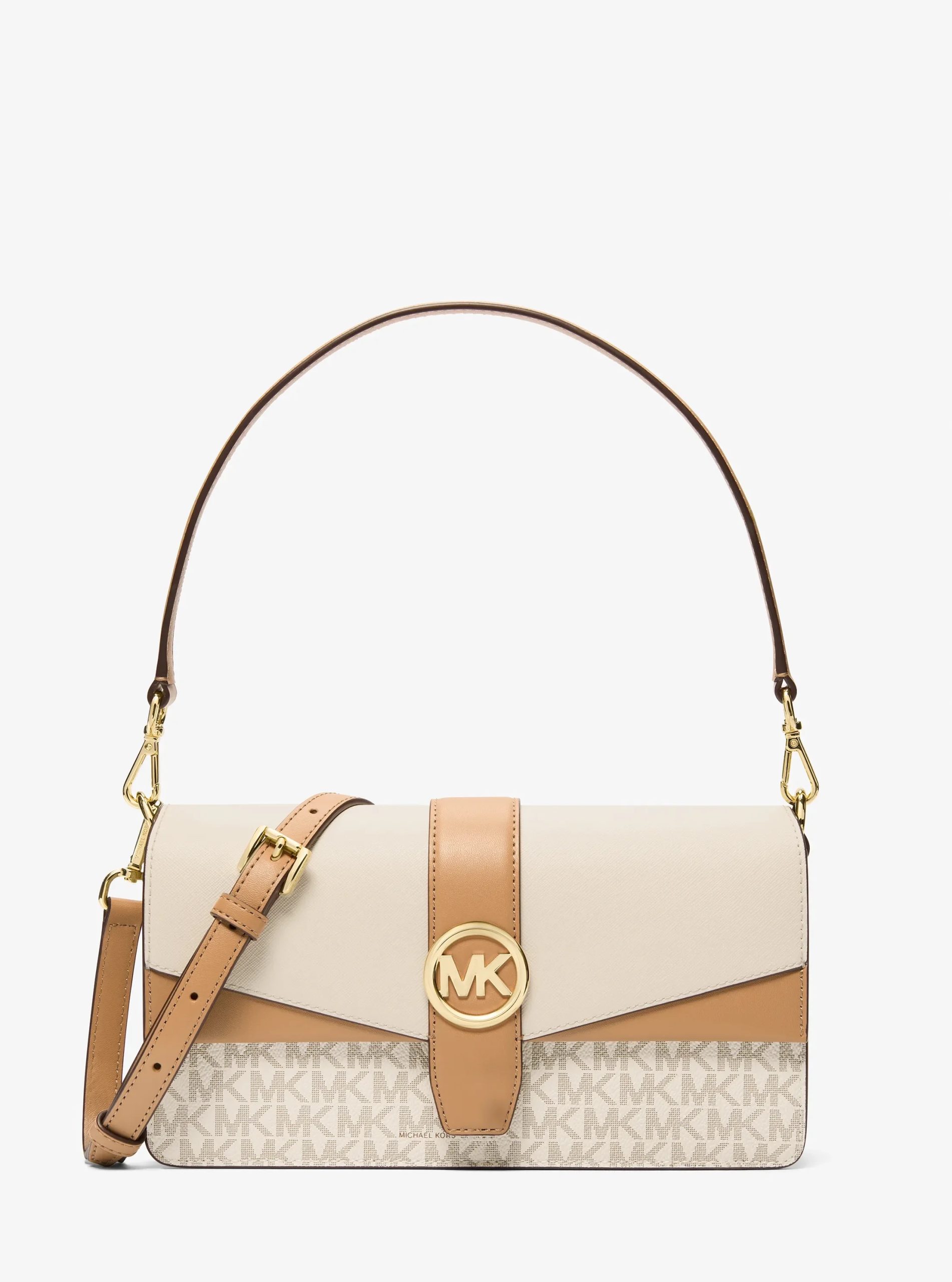 Michael Kors Greenwich Medium Signature Logo Convertible Crossbody Bag - Preorder - Image 2