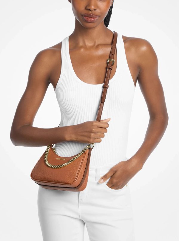 Michael Kors Jet Set Travel Small Pebbled Leather Convertible Crossbody Bag - Preorder