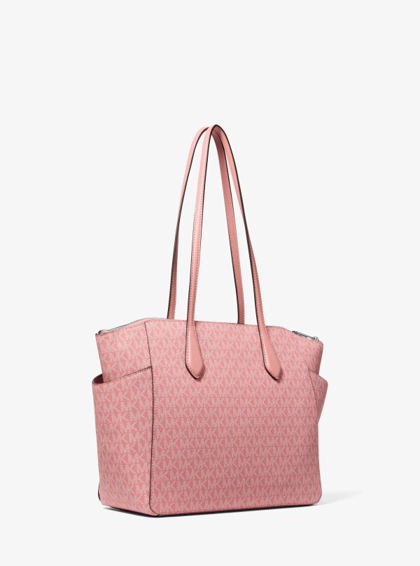 Michael Kors Marilyn Medium Signature Logo Tote Bag - Preorder