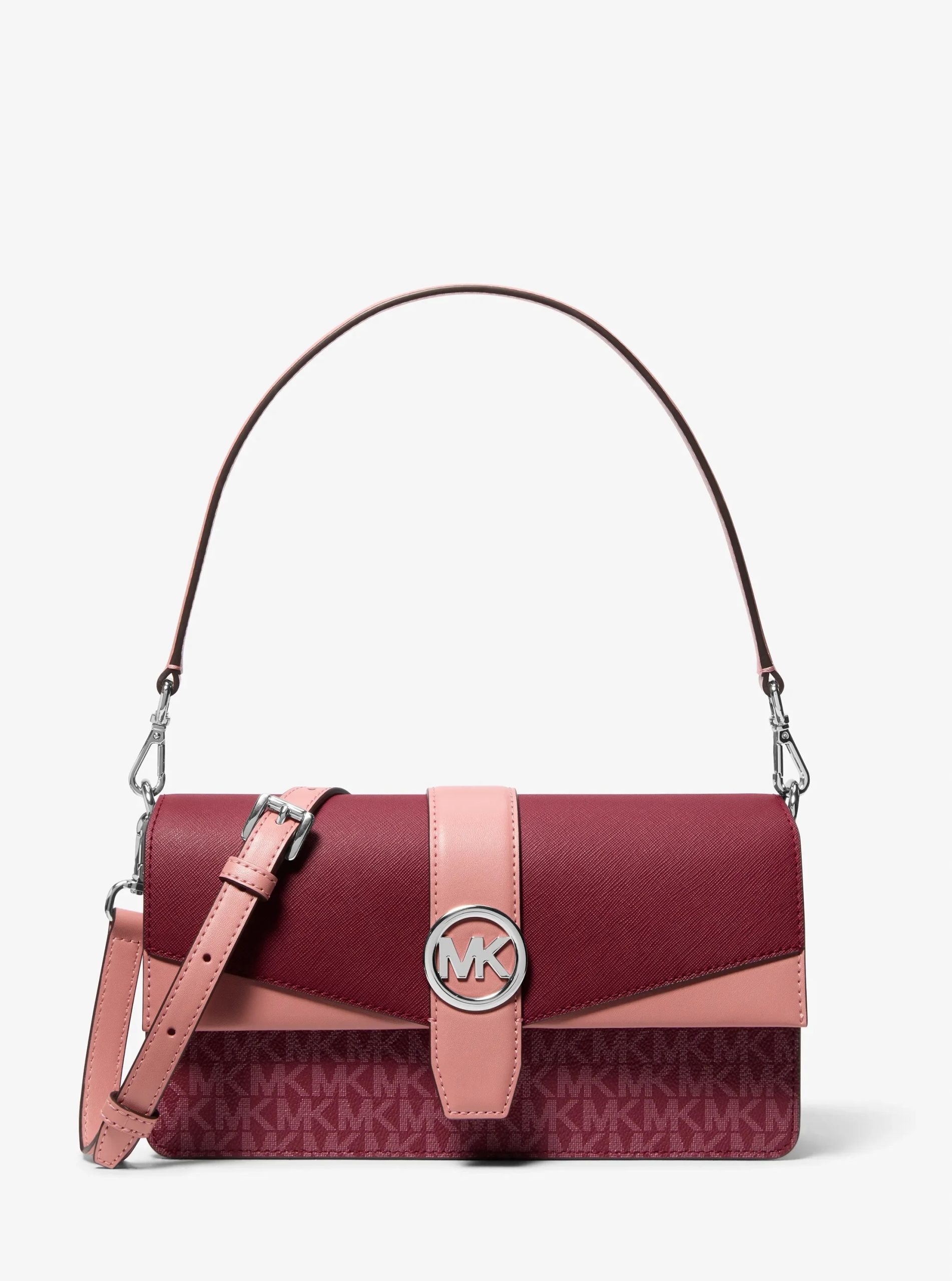 Michael Kors Greenwich Medium Signature Logo Convertible Shoulder Bag - Preorder