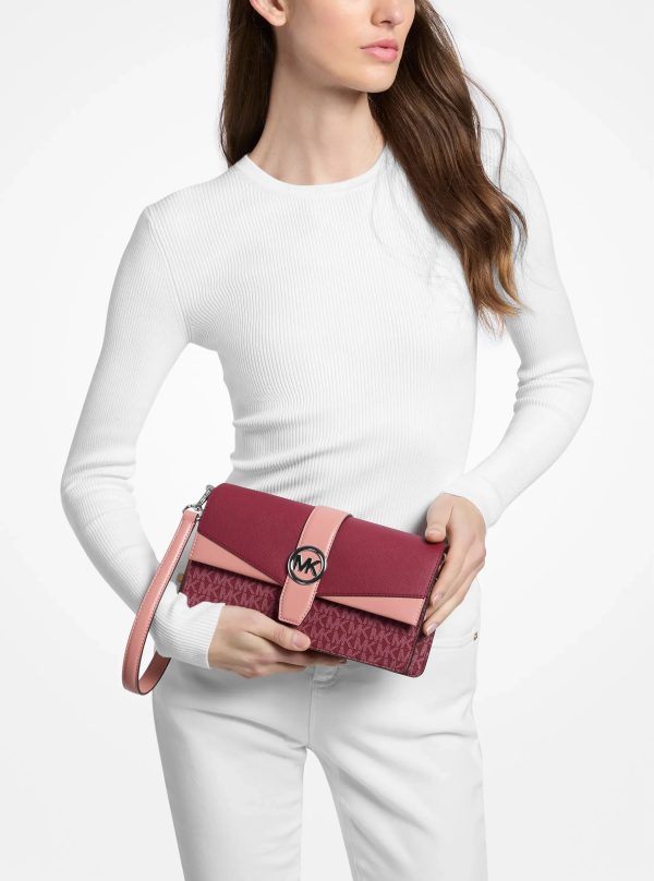 Michael Kors Greenwich Medium Signature Logo Convertible Shoulder Bag - Preorder