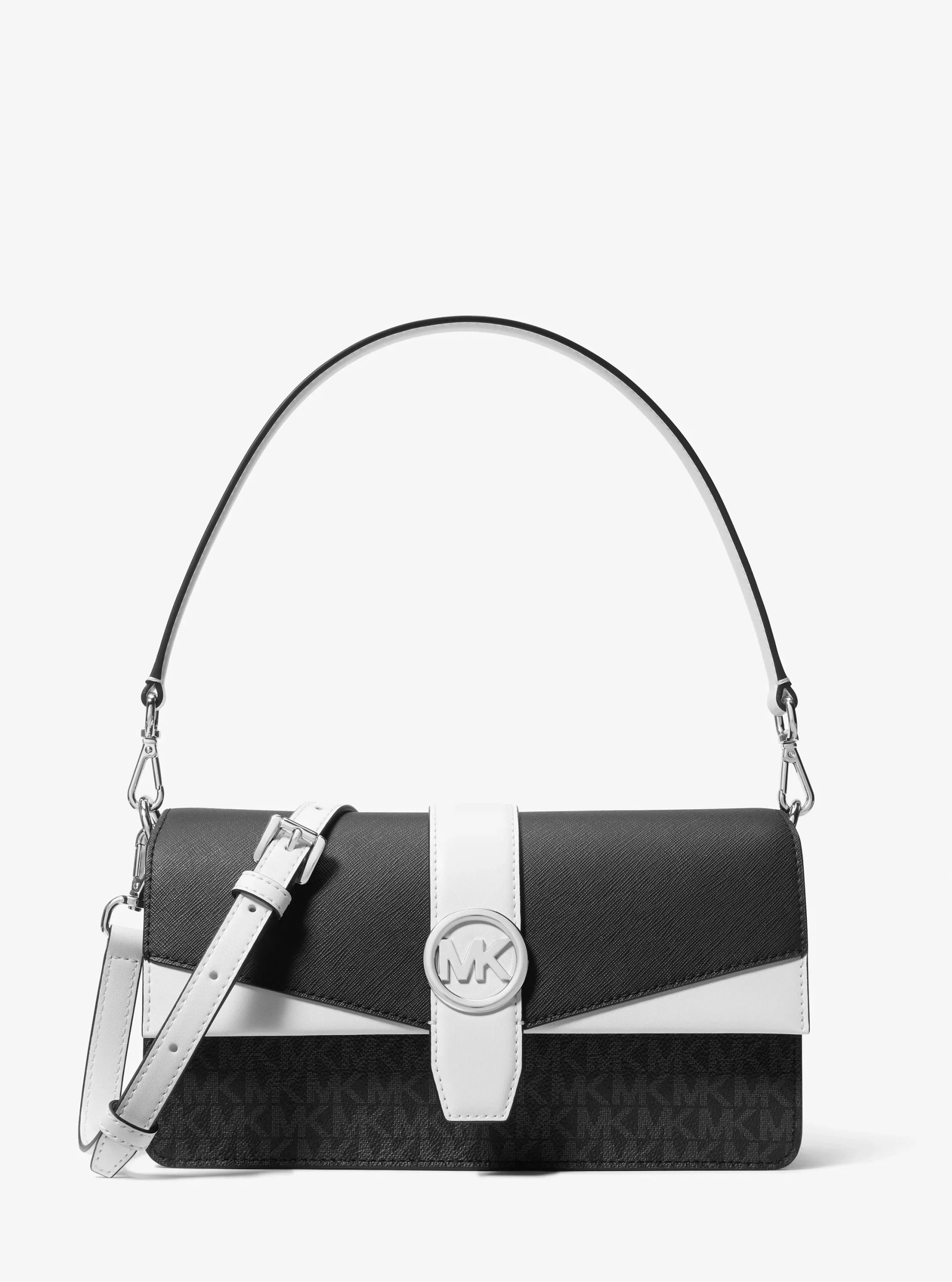 Michael Kors Greenwich Medium Signature Logo Convertible Shoulder Bag - Preorder