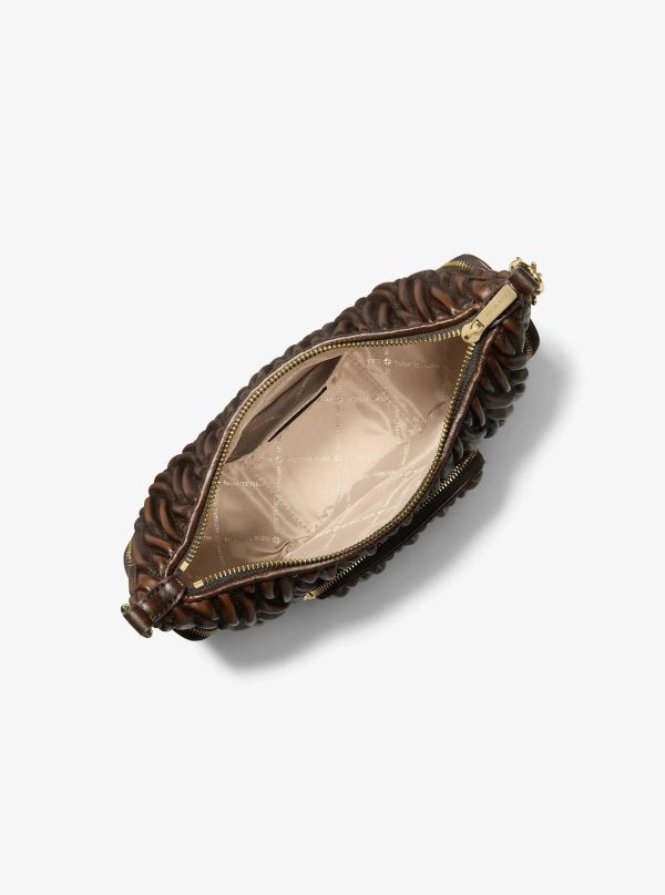 Michael Kors Merritt Small Matelassé Burnished Convertible Shoulder Bag - Preorder