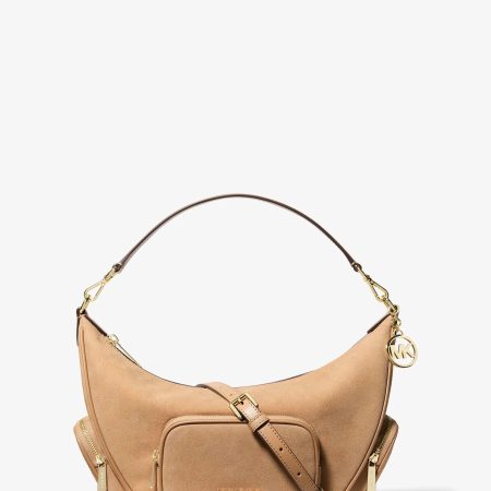 Michael Kors Merritt Medium Convertible Crossbody Bag - Preorder — Camel