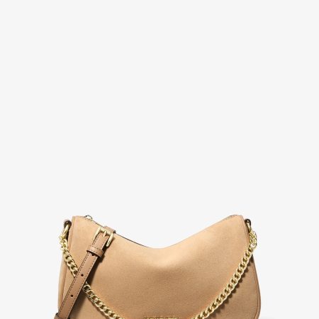 Michael Kors Carmela Medium Convertible Crossbody Bag - Preorder — Camel