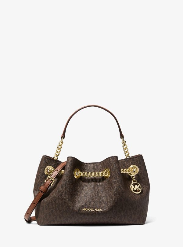 Michael Kors Mina Small Signature Logo Crossbody Bag - Preorder