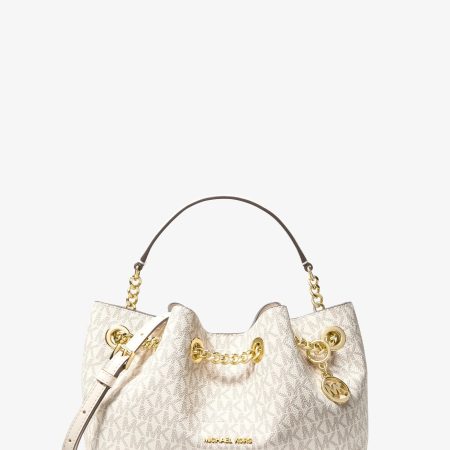 Michael Kors Mina Small Signature Logo Crossbody Bag - Preorder — Lt Crm Multi