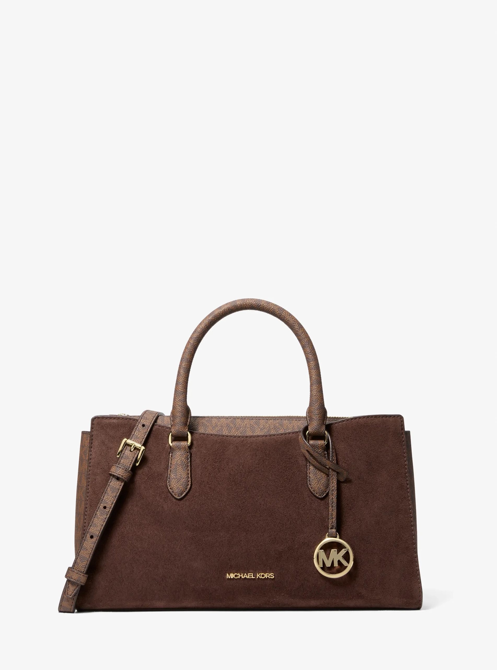 Michael Kors Arden Medium Signature Logo Top-Zip Satchel - Preorder