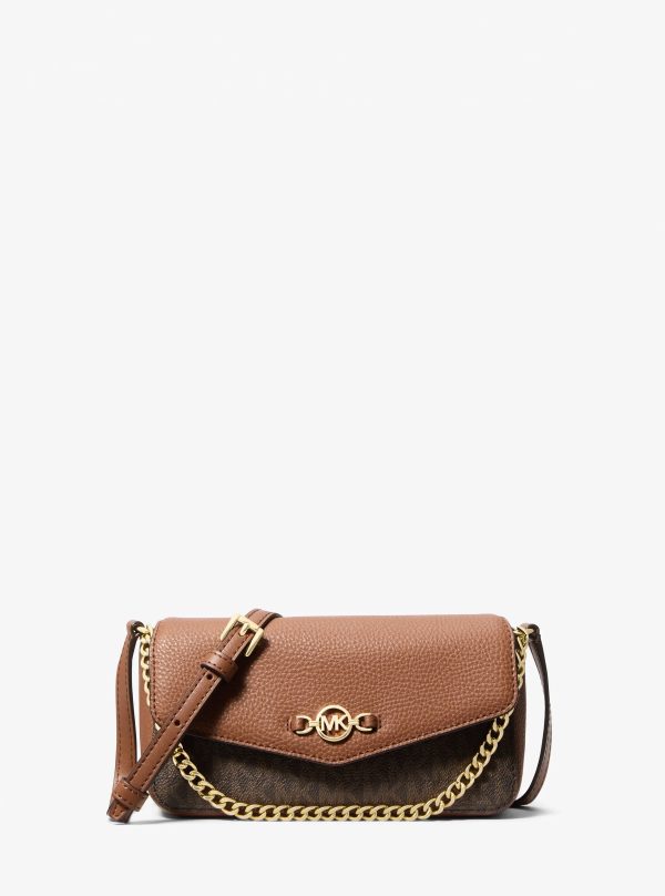 Michael Kors Kacey Extra-Small Signature Logo and Smooth Crossbody Bag - Preorder