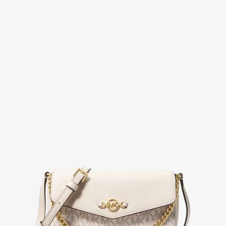 Michael Kors Kacey Extra-Small Signature Logo and Smooth Crossbody Bag - Preorder — Lt Crm Multi