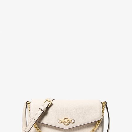 Michael Kors Kacey Extra-Small Pebbled Leather Crossbody Bag - Preorder — Lt Cream