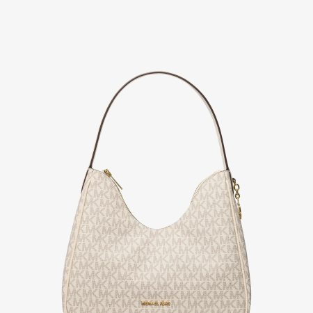 Michael Kors Nayla Small Signature Logo Hobo Shoulder Bag - Preorder — Lt Crm Multi