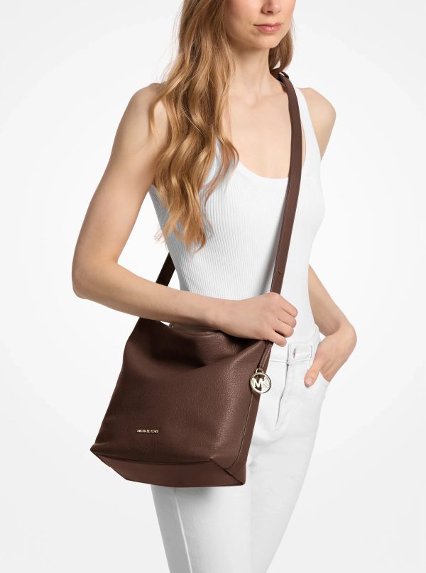 Michael Kors Roey Medium Pebbled Leather Bucket Messenger Bag - Preorder