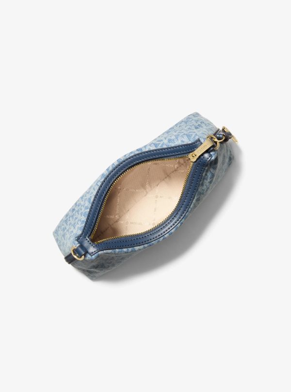 Michael Kors Sammy Small Signature Logo Print Denim Convertible Crossbody Bag - Preorder