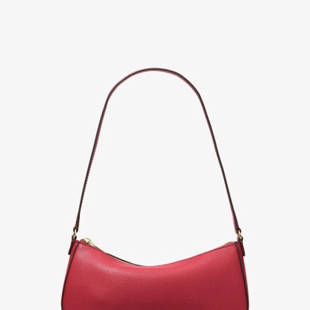 Michael Kors Sammy Small Leather Pochette - Preorder — Bright Red