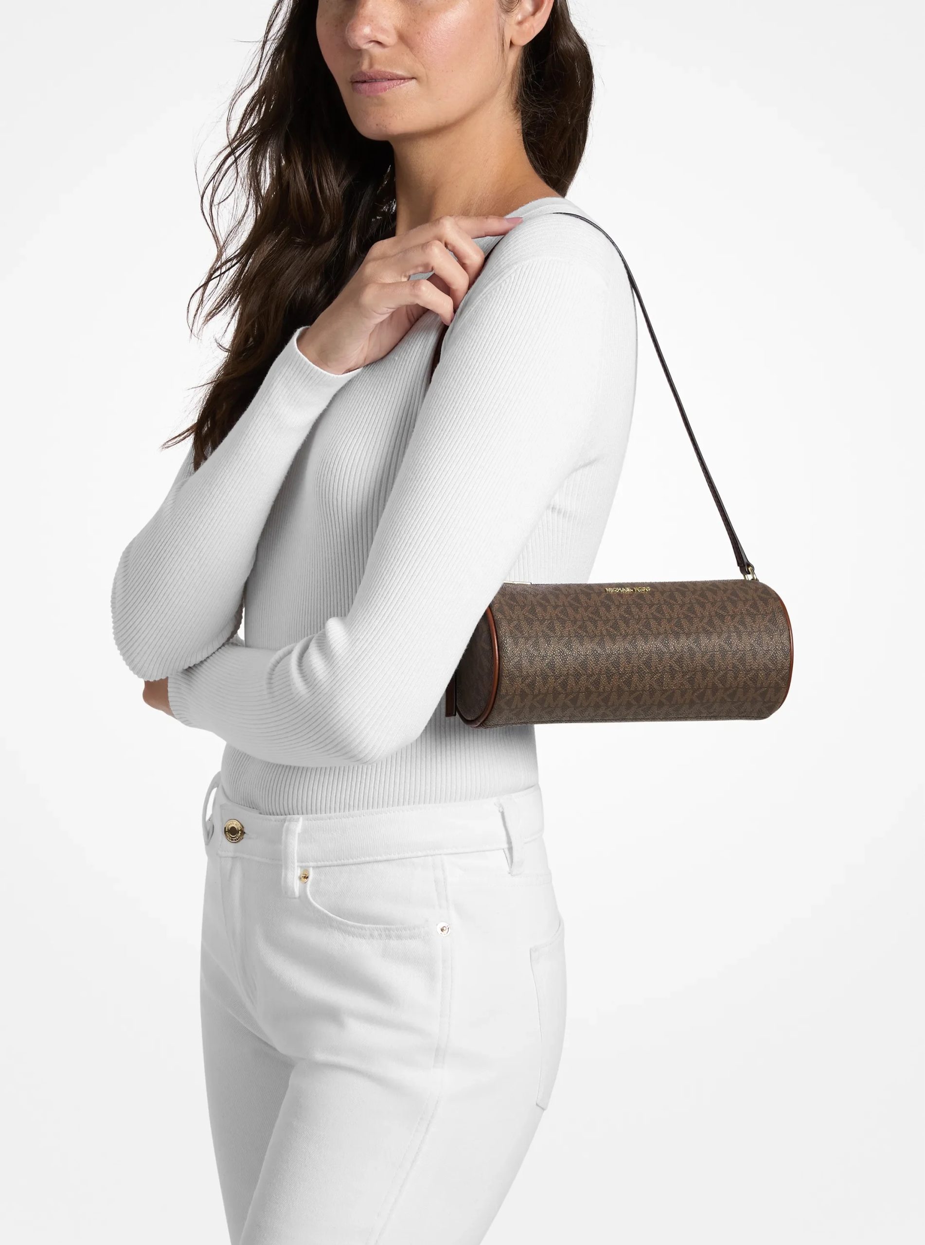 Michael Kors Ashton Small Signature Logo Barrel Pochette - Preorder