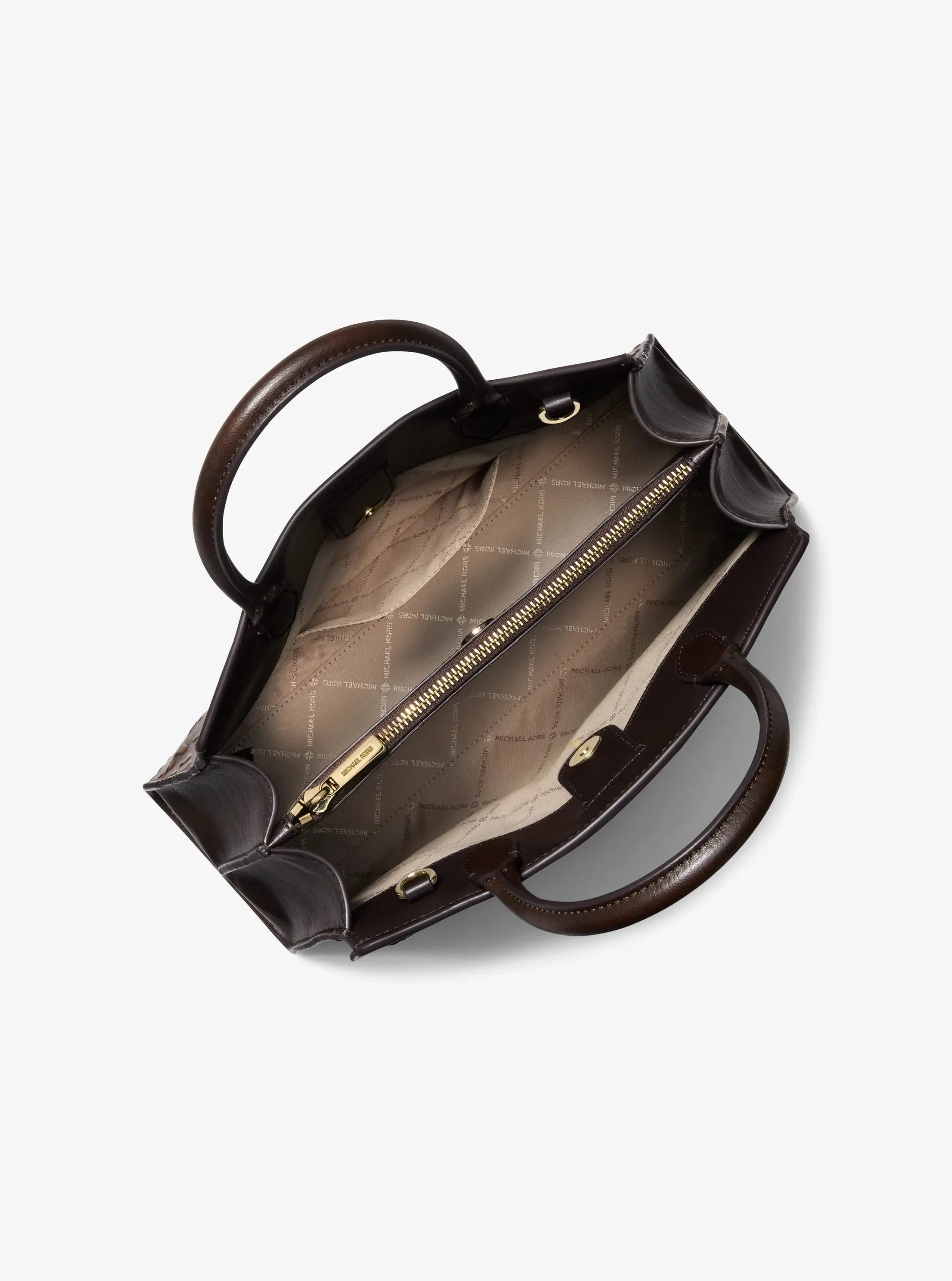 Michael Kors Greta Medium Logo Embossed Satchel - Preorder