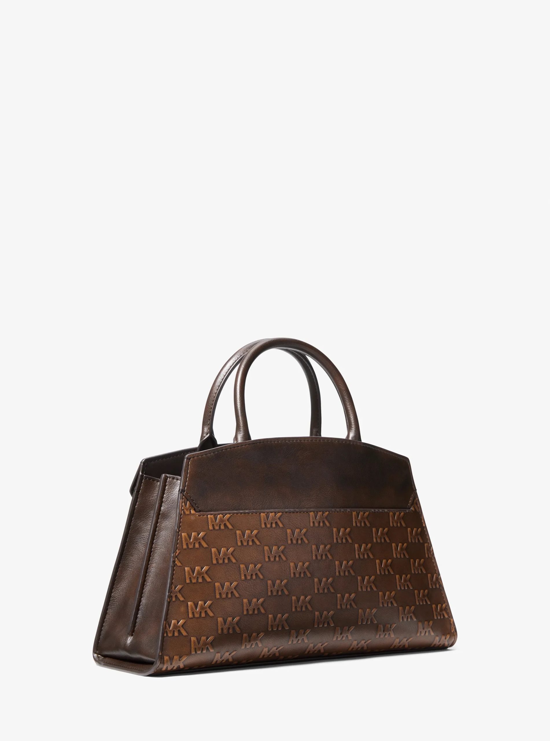 Michael Kors Greta Medium Logo Embossed Satchel - Preorder