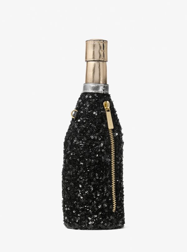 Michael Kors Sequined Champagne Small Crossbody Bag - Preorder
