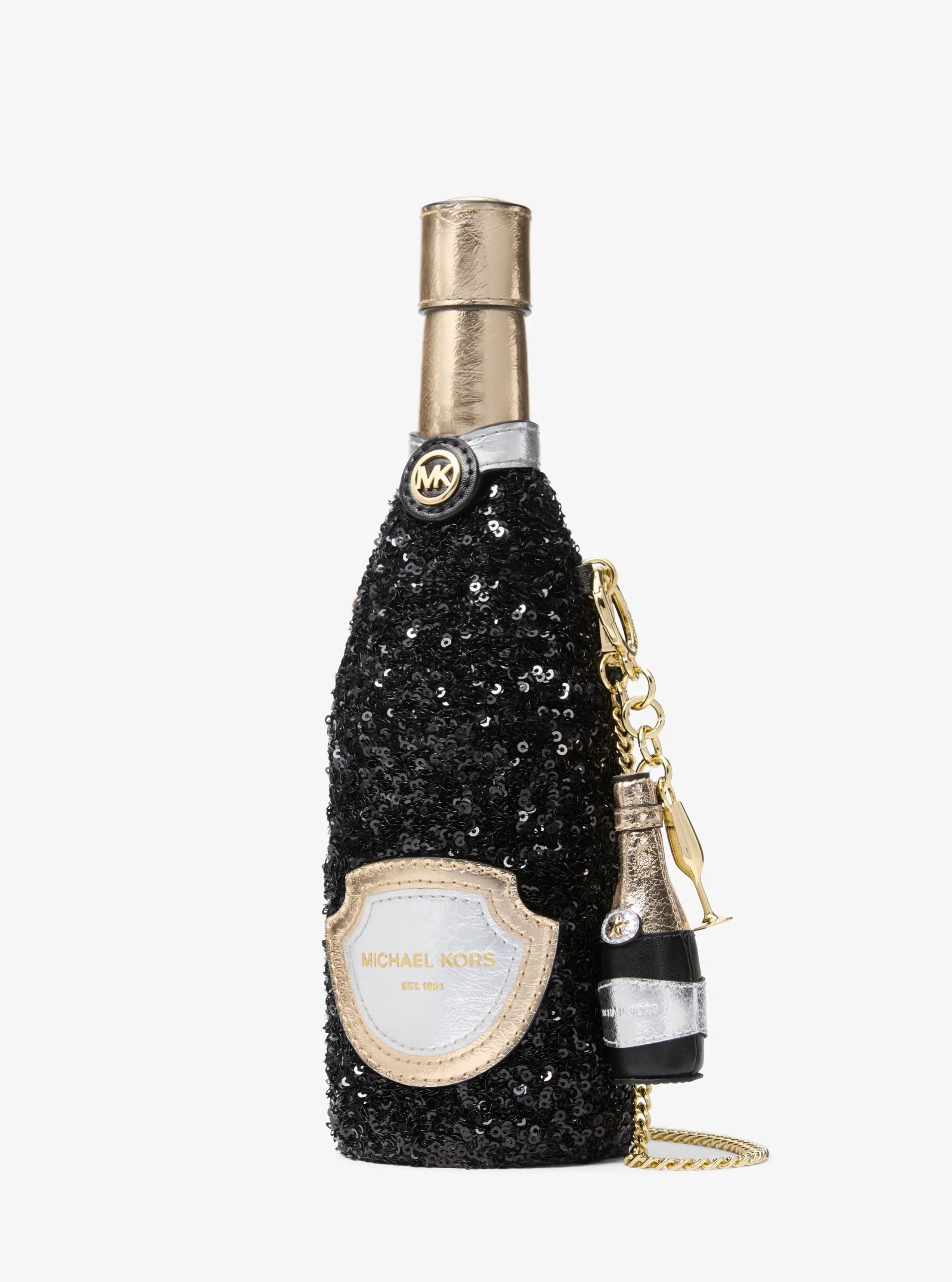 Michael Kors Champagne Bottle Bag Charm - Preorder