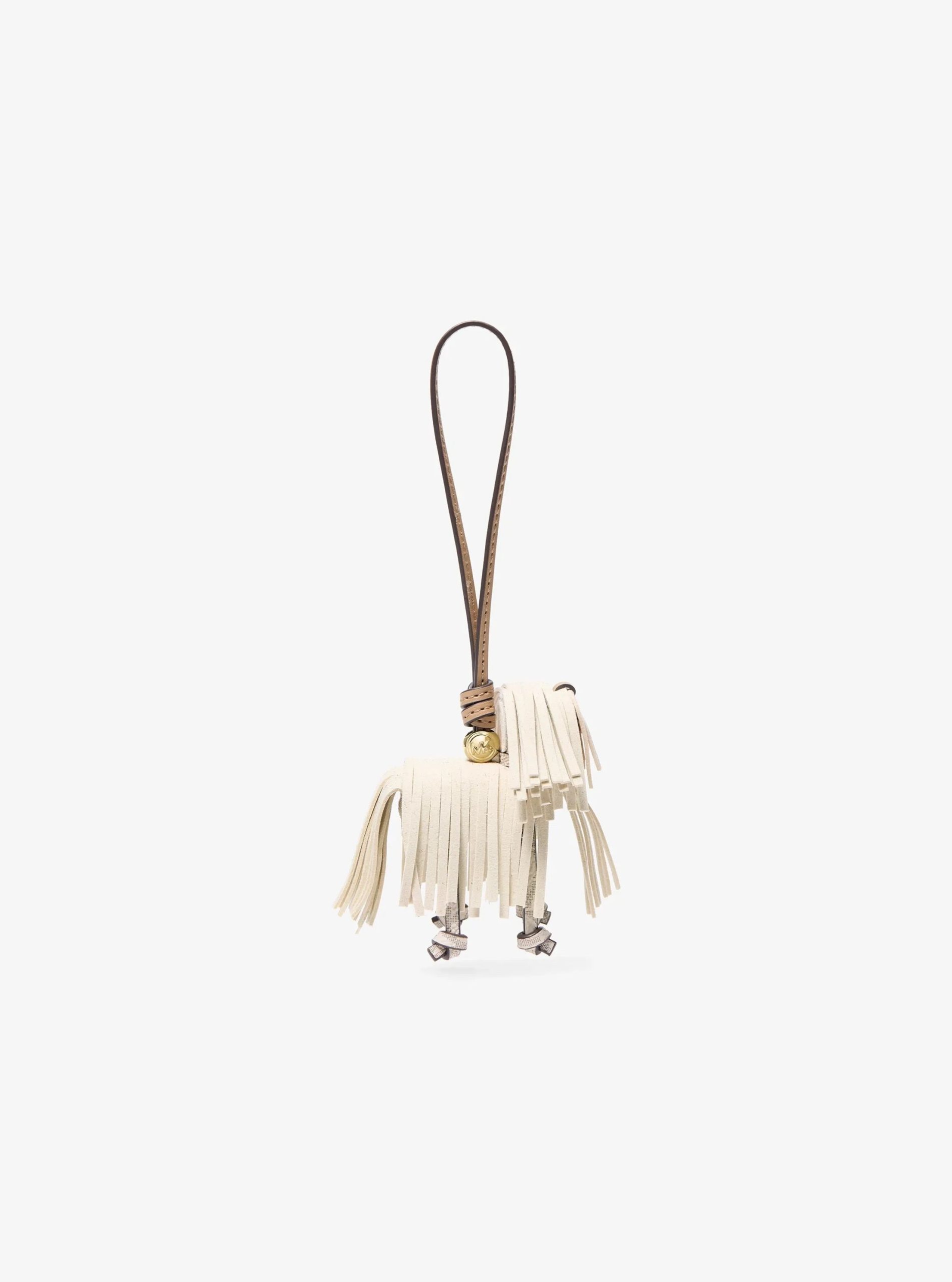 Michael Kors Leather Shaggy Dog Bag Charm - Preorder