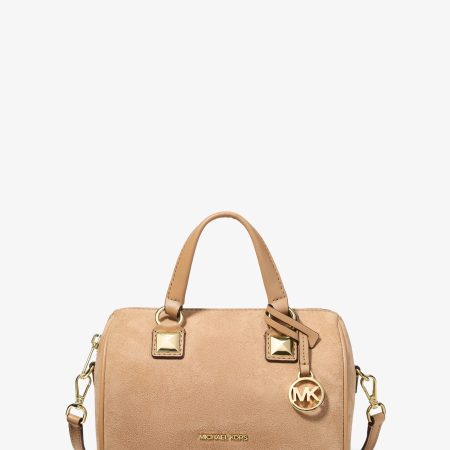 Michael Kors Grayson Small Duffel Crossbody Bag - Preorder — Camel