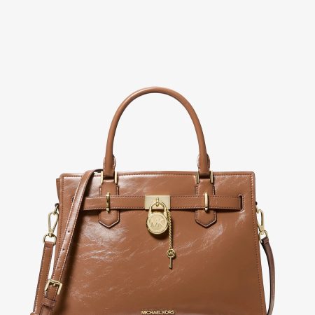 Michael Kors Landon Medium Patent Satchel - Preorder — Luggage