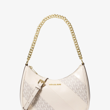 Michael Kors Jet Set Travel Large Signature Logo Trim Convertible Crossbody Bag - Preorder — Lt Crm Multi