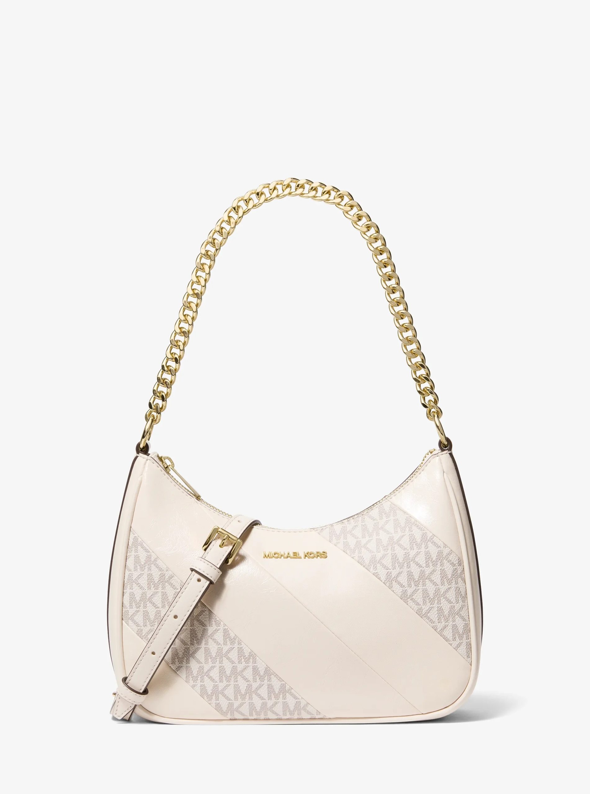 Michael Kors Jet Set Travel Large Signature Logo Trim Convertible Crossbody Bag - Preorder