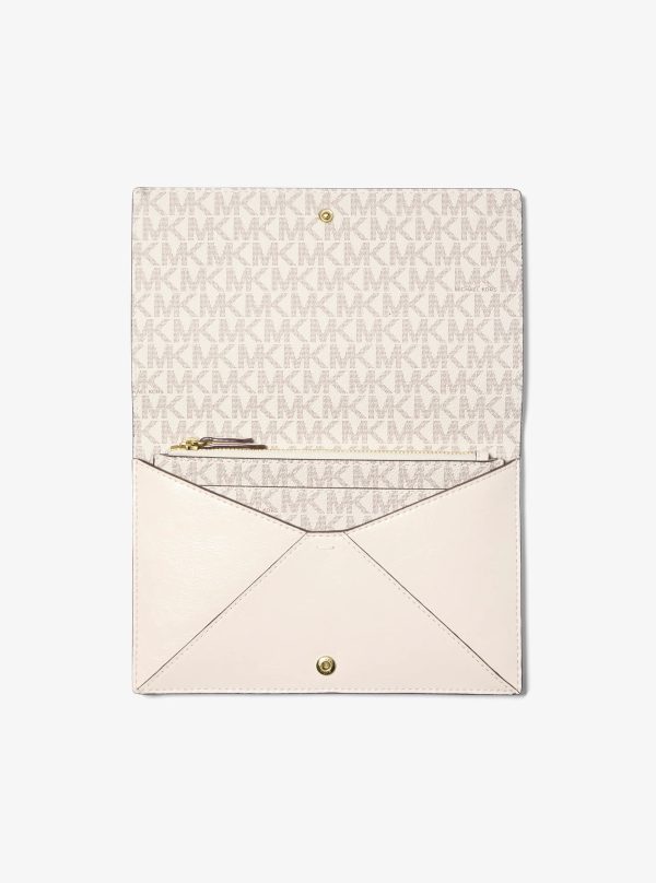 Michael Kors Jet Set Travel Small Smooth and Signature Logo 2-in-1 Clutch - Preorder