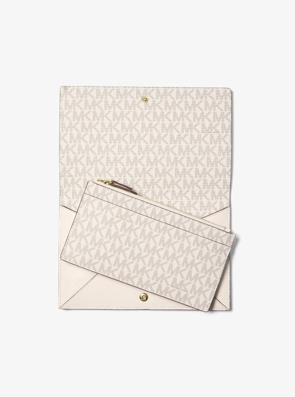 Michael Kors Jet Set Travel Small Smooth and Signature Logo 2-in-1 Clutch - Preorder