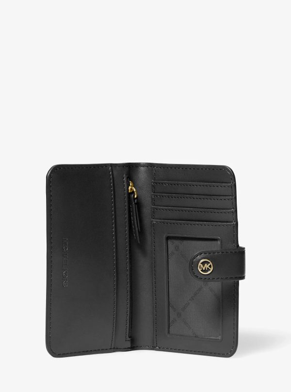 Michael Kors Jet Set Travel Medium Pebbled Leather Billfold Wallet - Preorder