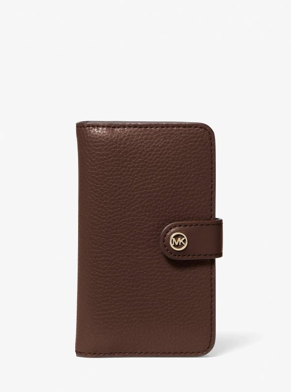 Michael Kors Jet Set Travel Medium Pebbled Leather Billfold Wallet - Preorder