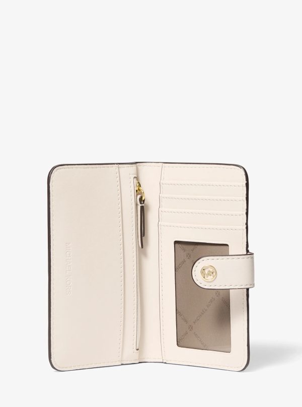 Michael Kors Jet Set Travel Medium Pebbled Leather Billfold Wallet - Preorder