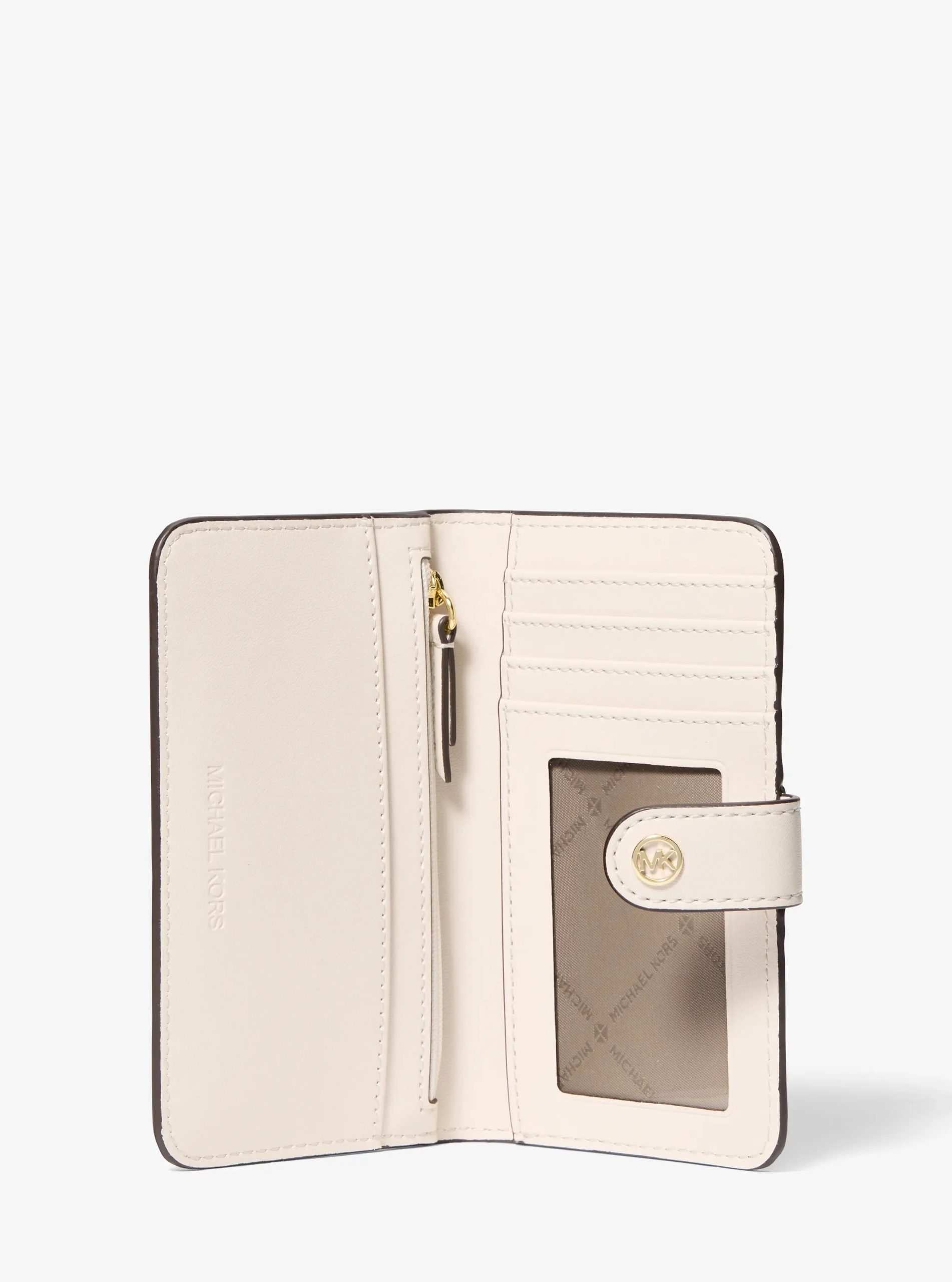 Michael Kors Jet Set Travel Medium Pebbled Leather Billfold Wallet - Preorder