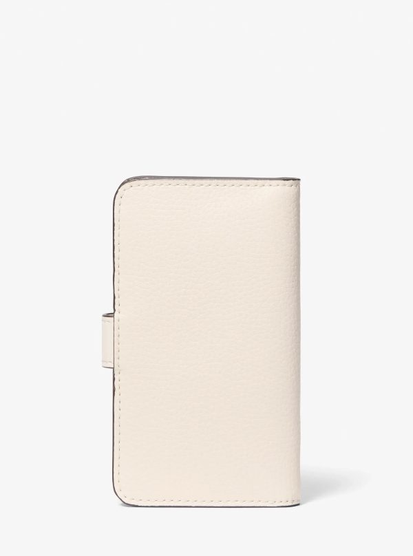 Michael Kors Jet Set Travel Medium Pebbled Leather Billfold Wallet - Preorder