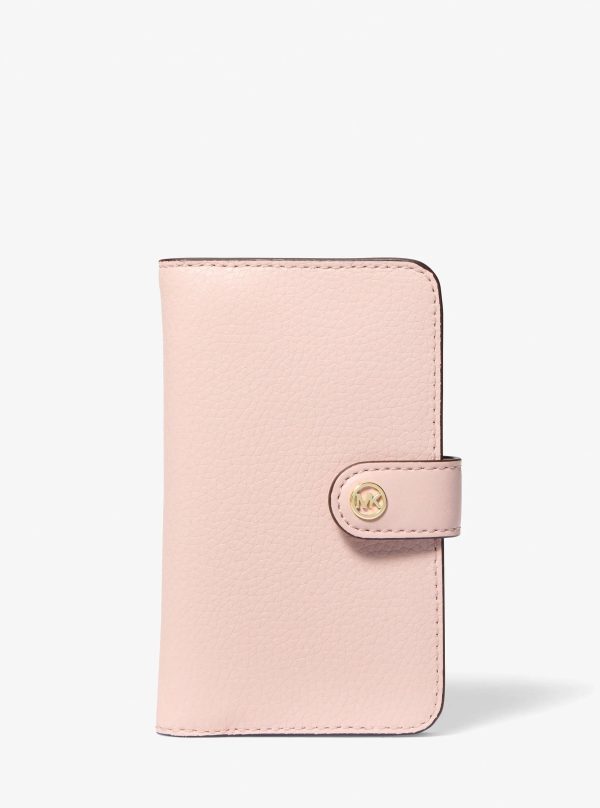 Michael Kors Jet Set Travel Medium Pebbled Leather Billfold Wallet - Preorder