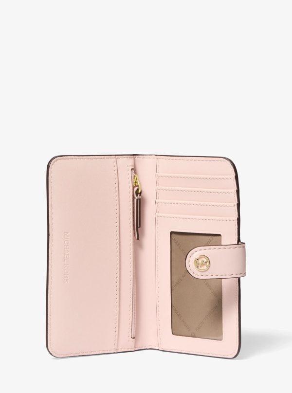 Michael Kors Jet Set Travel Medium Pebbled Leather Billfold Wallet - Preorder