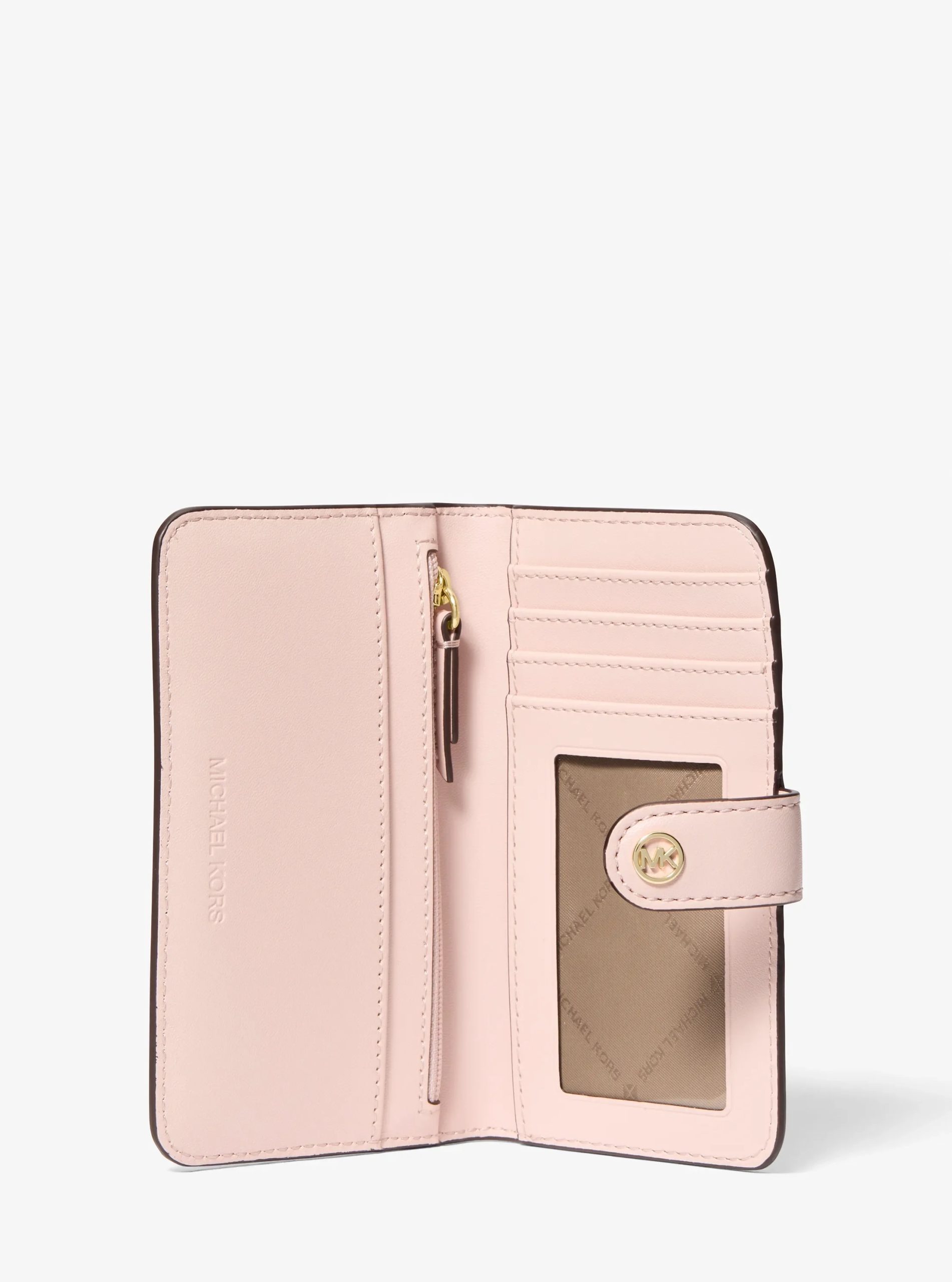 Michael Kors Jet Set Travel Medium Pebbled Leather Billfold Wallet - Preorder