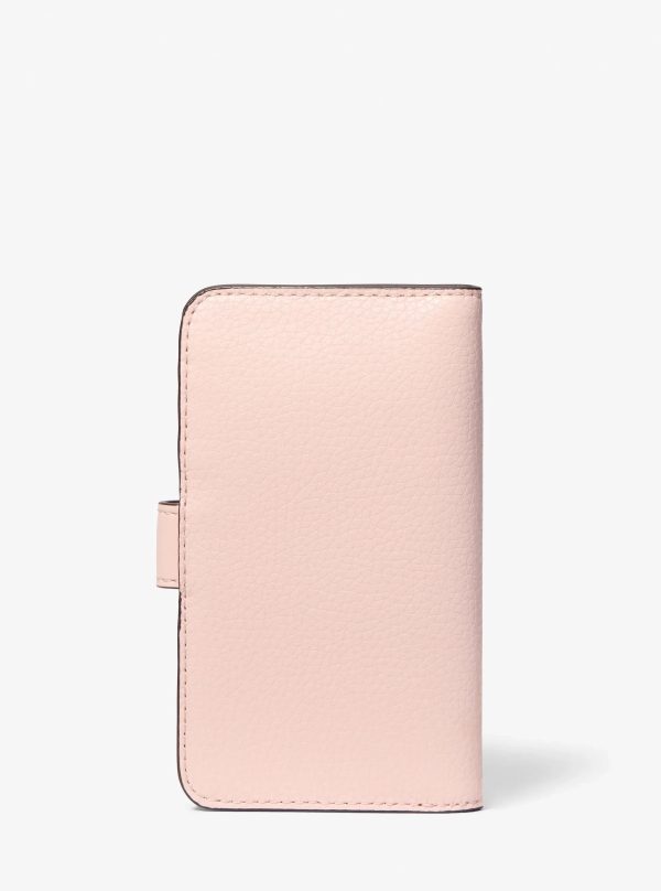 Michael Kors Jet Set Travel Medium Pebbled Leather Billfold Wallet - Preorder