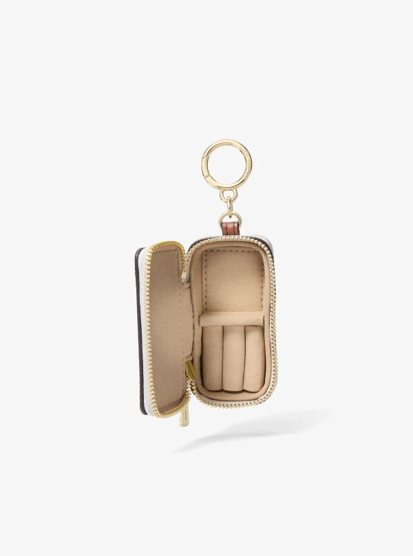 Michael Kors Jet Set Travel Signature Logo Bag Charm - Preorder