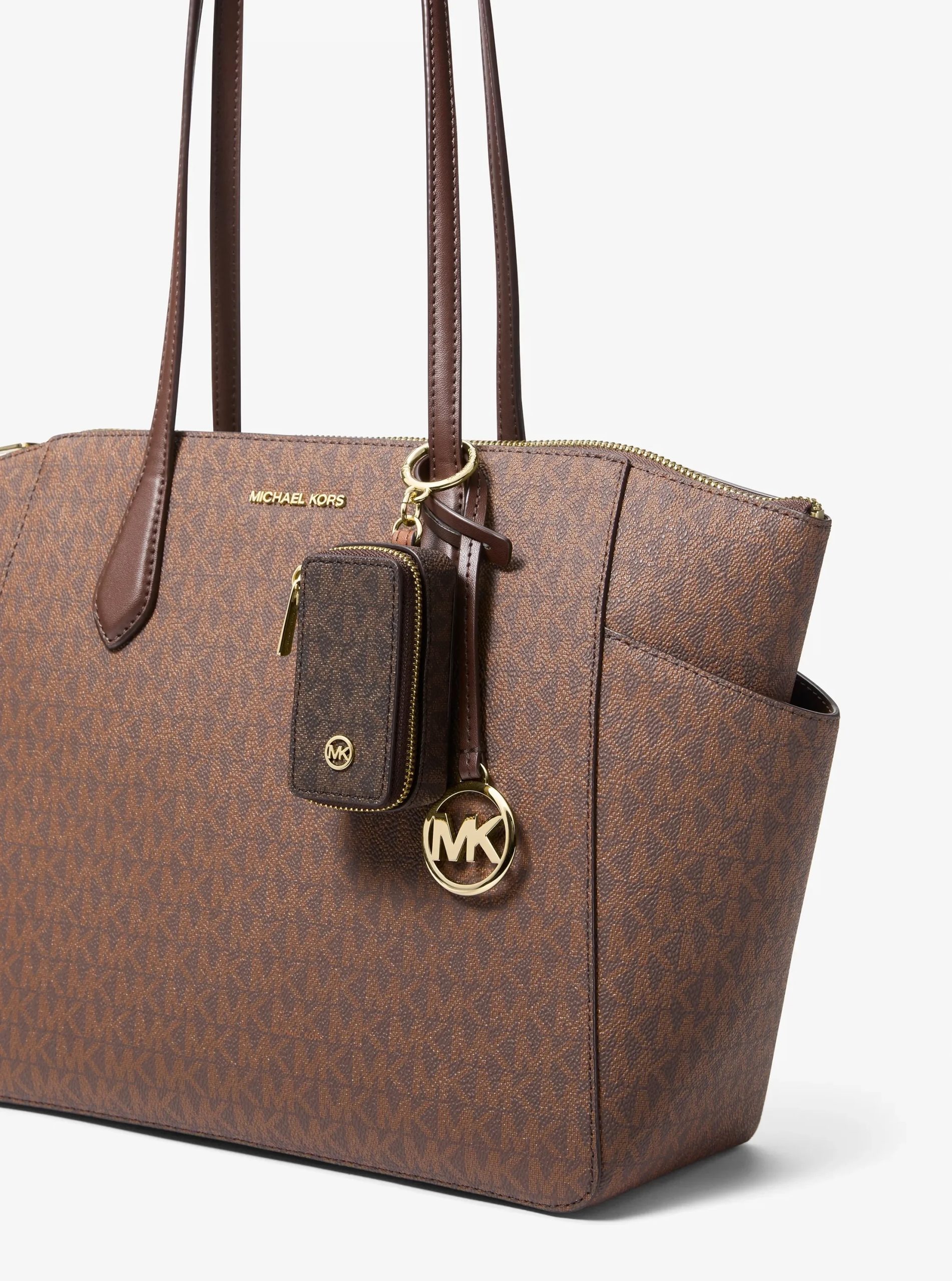 Michael Kors Jet Set Travel Signature Logo Bag Charm - Preorder