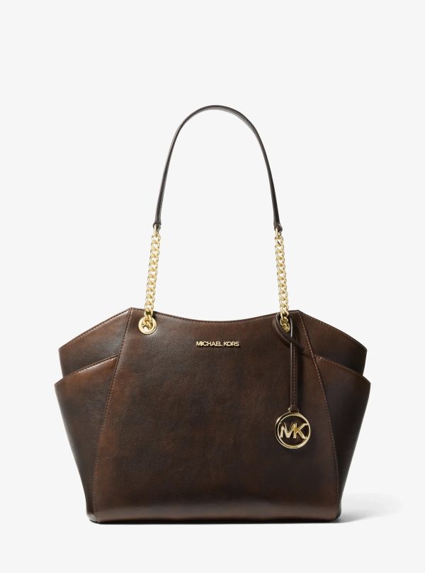Michael Kors Jet Set Travel Large Burnished Tote Bag - Preorder