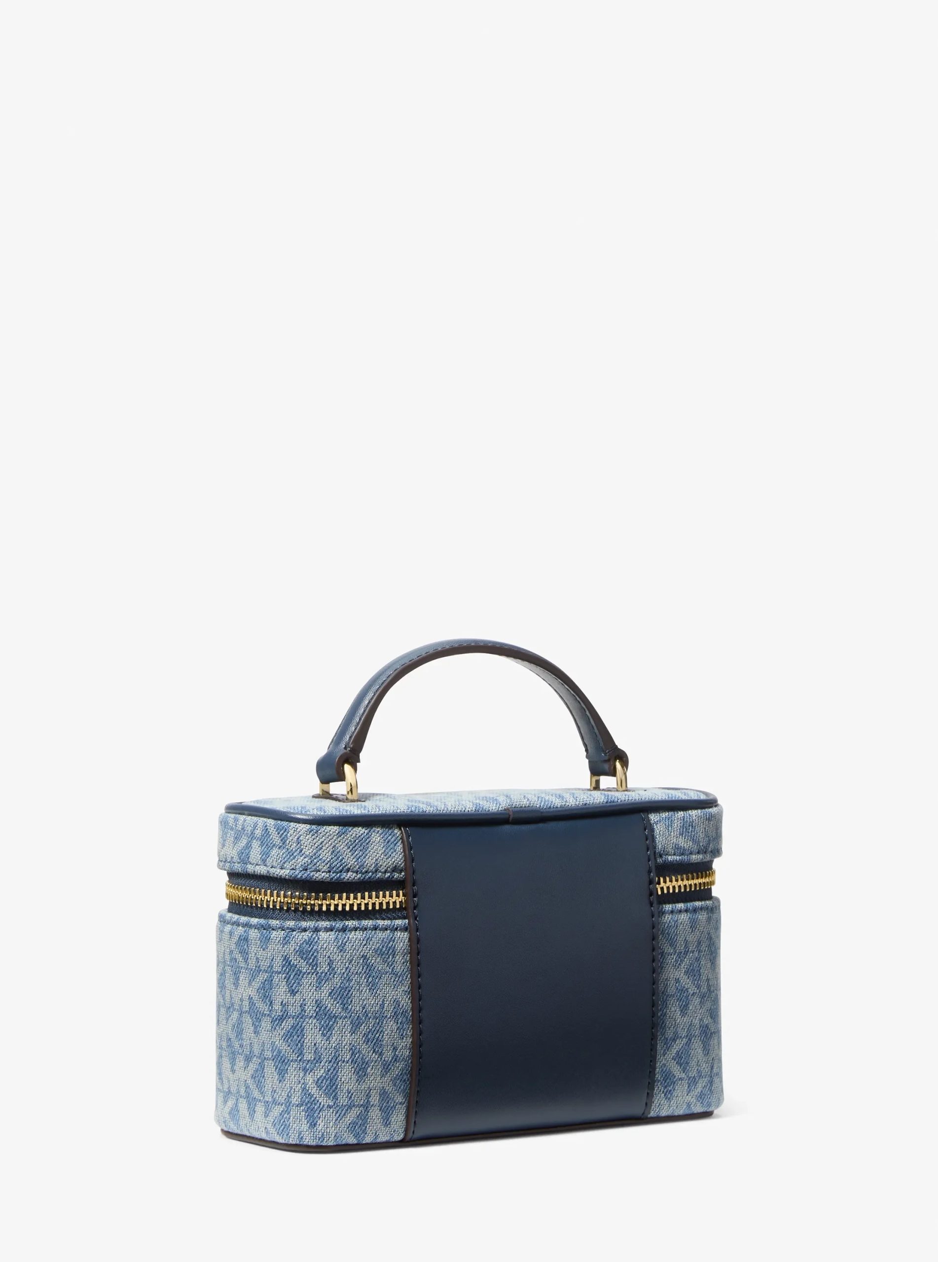 Michael Kors Vivi Small Signature Logo Print Denim Vanity Crossbody Bag - Preorder - Image 3