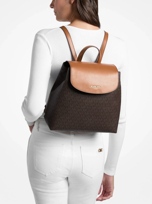 Michael Kors Maya Medium Signature Logo Backpack - Preorder