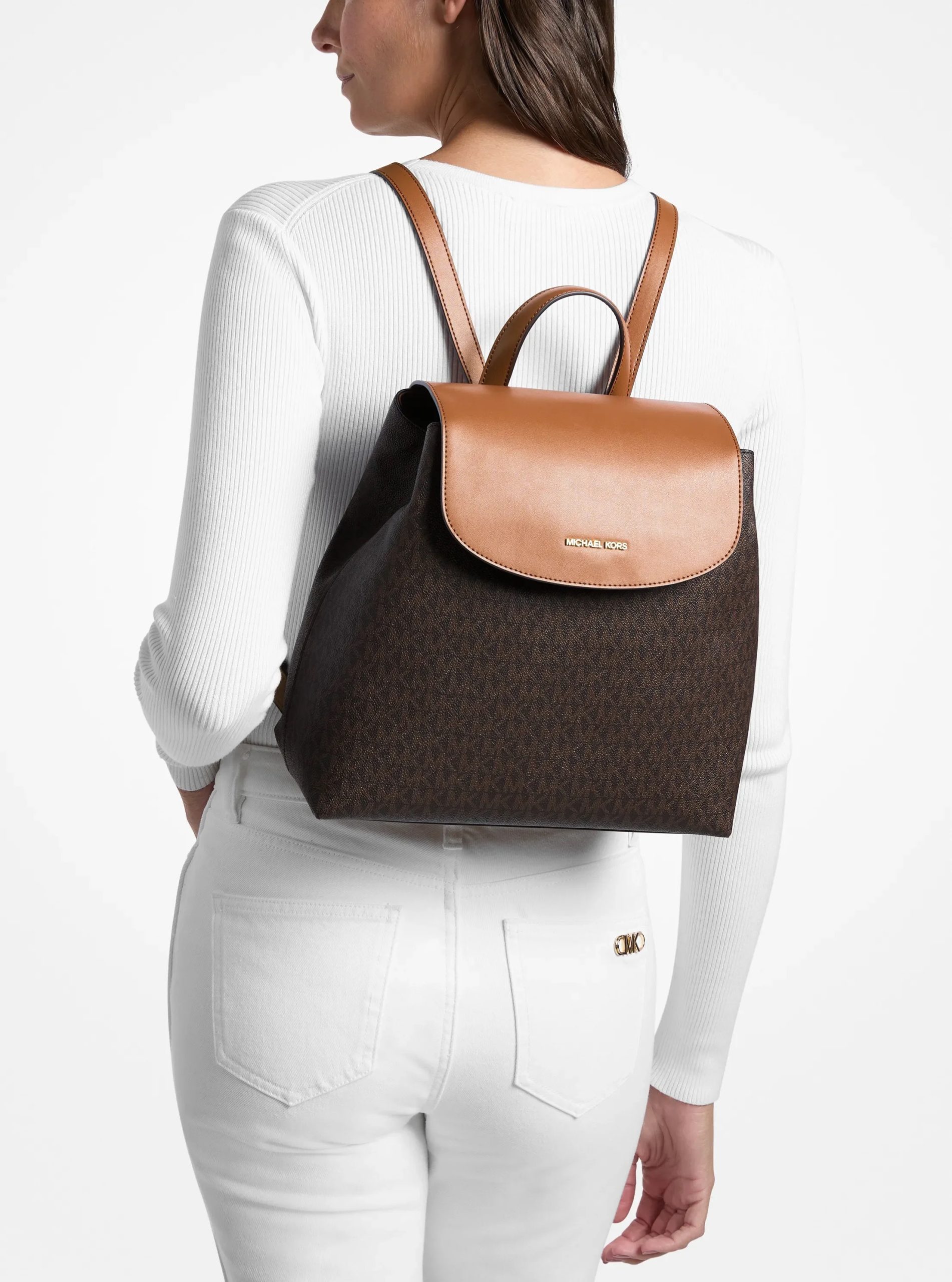 Michael Kors Maya Medium Signature Logo Backpack - Preorder